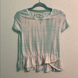Aeropostal sweet Tie Dye blue/white shirt